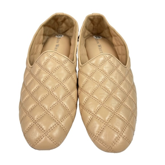 Ron White Kimmie Leather Quilted Flats Womens Size US10 EU42 - Picture 5 of 10